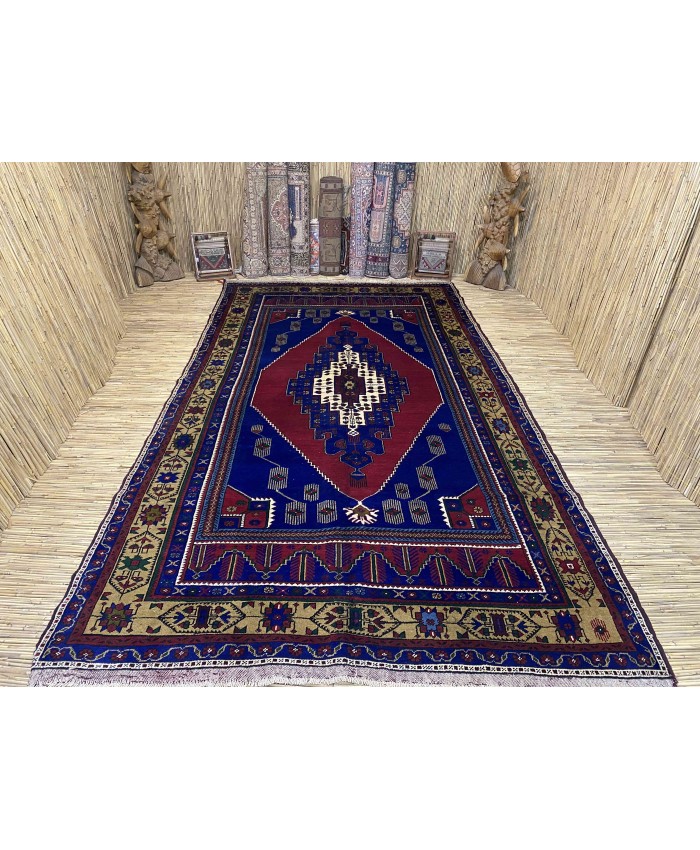 Turkish Taşpınar Nomadic Handmade Wool on Wool Carpet – FREE SHIPPING..!